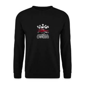 Le remorquage est mon chauffeur de dépanneuse cardio - Sweat-shirt Unisexe - noir - Devant - Alina (178cm) & Michal (187cm)