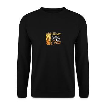 Tamales making crew - Unisex Sweatshirt - black - Front - Alina (178cm) & Michal (187cm)