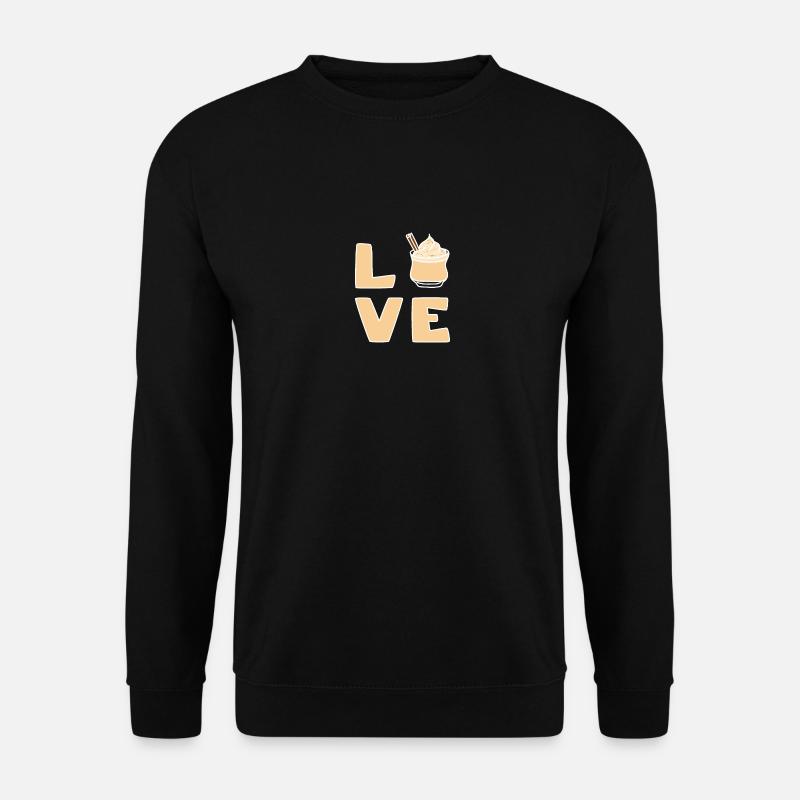 Love eggnog - Unisex Pullover - Schwarz