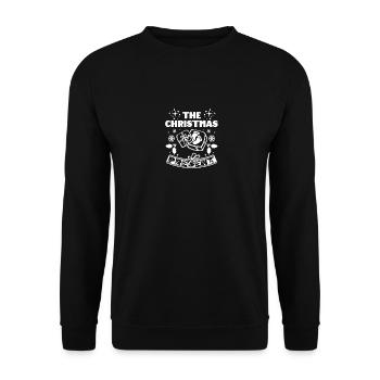 Children pregnant newborn christmas present - Unisex Pullover - Schwarz - Vorne - Alina (178cm) & Michal (187cm)