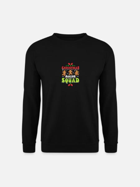 Christmas baking squad - Unisex Sweatshirt - black