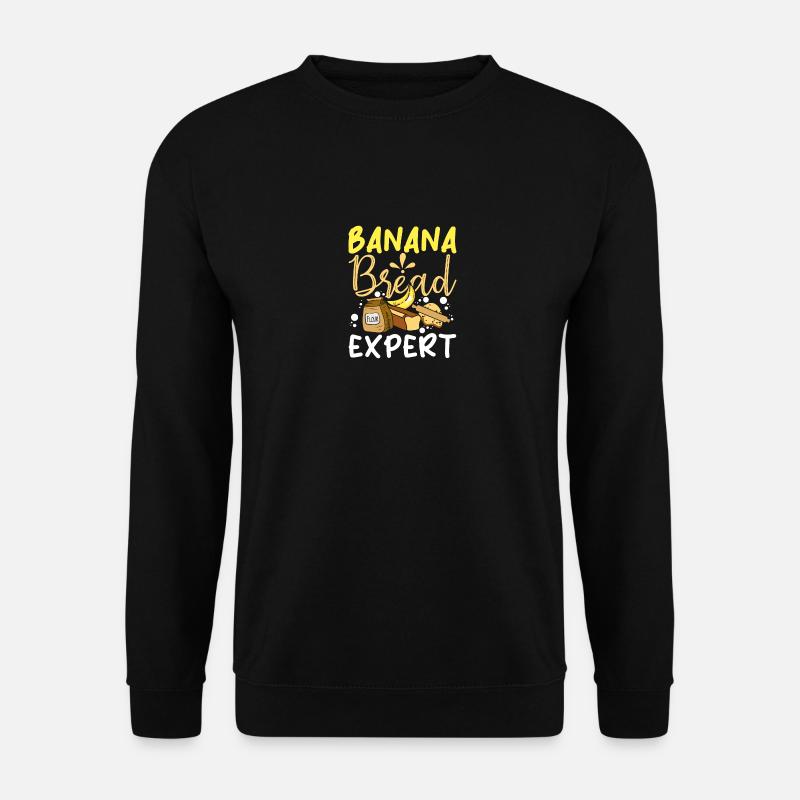 Banana bread lover expert - Unisex Pullover - Schwarz