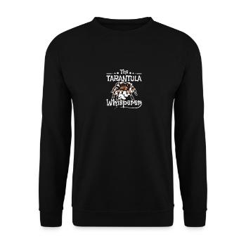 Le chuchoteur de tarentule araignée - Sweat-shirt Unisexe - noir - Devant - Alina (178cm) & Michal (187cm)