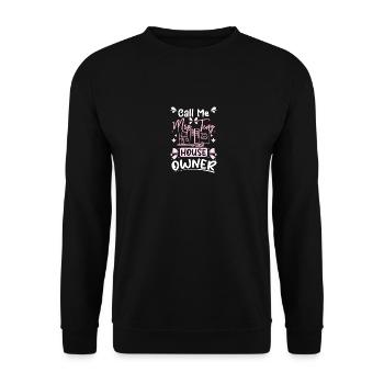 Appelez-moi madame. Propriétaire d’une petite maison - Sweat-shirt Unisexe - noir - Devant - Alina (178cm) & Michal (187cm)