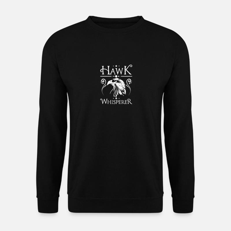 Falconer Hawk whisperer - Unisex Pullover - Schwarz