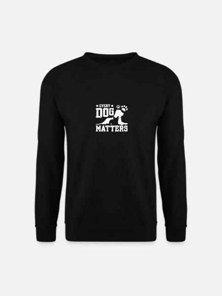 Dog rescue Every dog matters - Unisex Sweatshirt - black