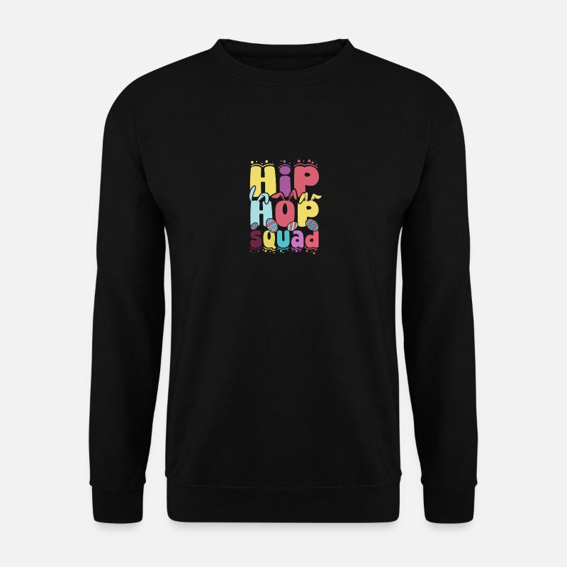 Escouade Hip Hop de Pâques - Sweat-shirt Unisexe - noir