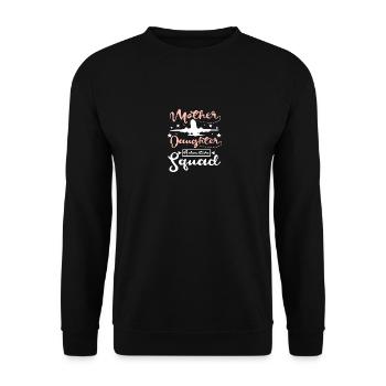 Mother Daughter adventure squad - Unisex Sweatshirt - black - Front - Alina (178cm) & Michal (187cm)