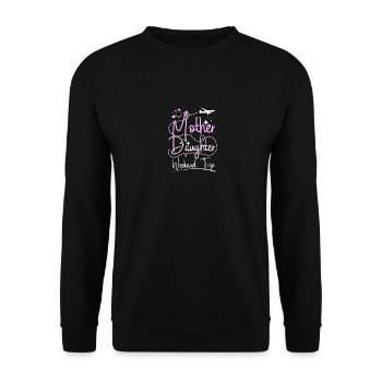 Voyage d’un week-end mère-fille - Sweat-shirt Unisexe - noir - Devant - Alina (178cm) & Michal (187cm)