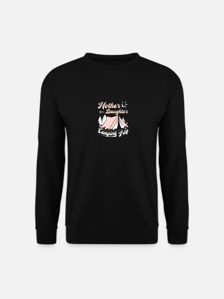 Mother daughter Camping trip - Unisex Sweatshirt - black