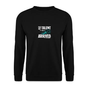 The Padel talent has arrived - Unisex Sweatshirt - black - Front - Alina (178cm) & Michal (187cm)