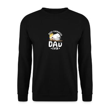 Meilleur papa calopsitte de tous les temps - Sweat-shirt Unisexe - noir - Devant - Alina (178cm) & Michal (187cm)