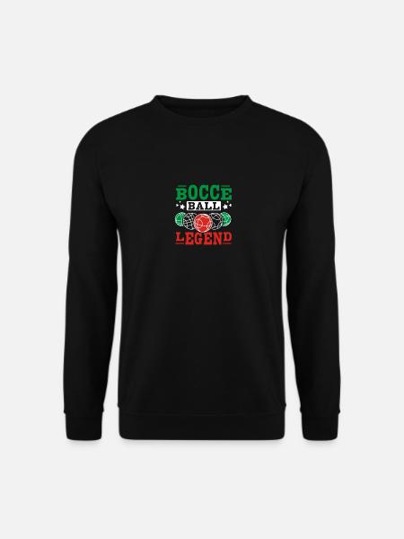 Bocce ball legend - Unisex Sweatshirt - black