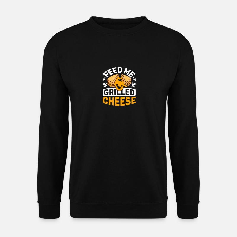 Feed me Grilled cheese - Unisex Sweatshirt - black