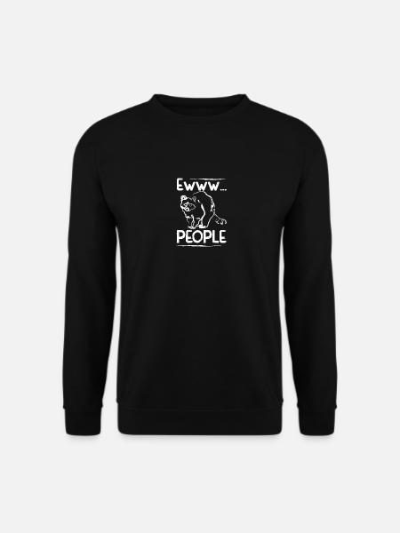 Ewww people raccoon - Unisex Sweatshirt - black