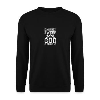 Ramoneur seul dieu est au-dessus de nous - Sweat-shirt Unisexe - noir - Devant - Alina (178cm) & Michal (187cm)