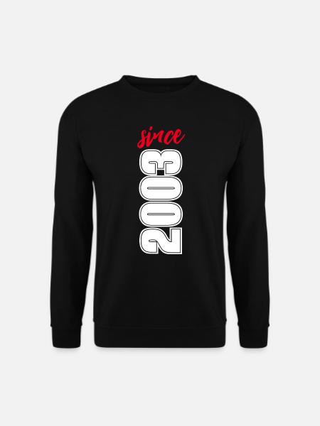 SINCE 2003 - GEBURTSTAG - JAHRGANG 2003 - GESCHENK - Unisex Pullover - Schwarz
