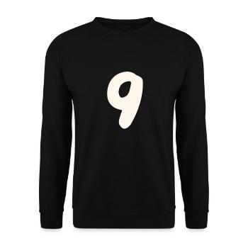 9 - Unisex Sweatshirt - black - Front - Alina (178cm) & Michal (187cm)