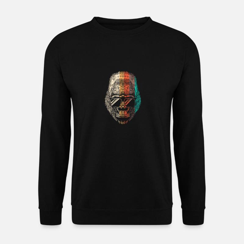 Gorilla - Unisex Pullover - Schwarz