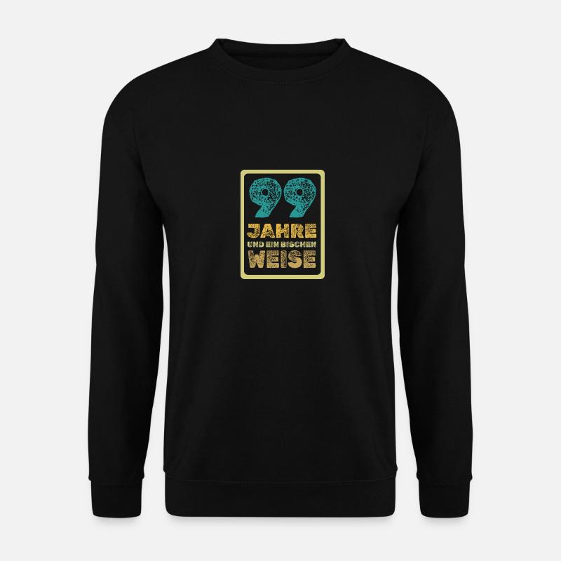 Weisheit 99 - Unisex Pullover - Schwarz