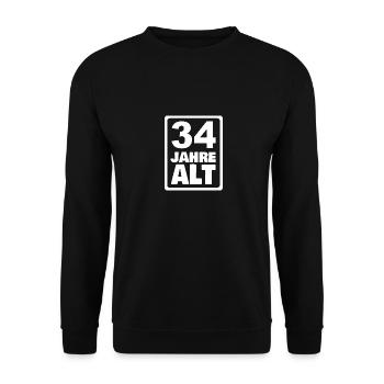 Alt 34 - Unisex Sweatshirt - black - Front - Alina (178cm) & Michal (187cm)