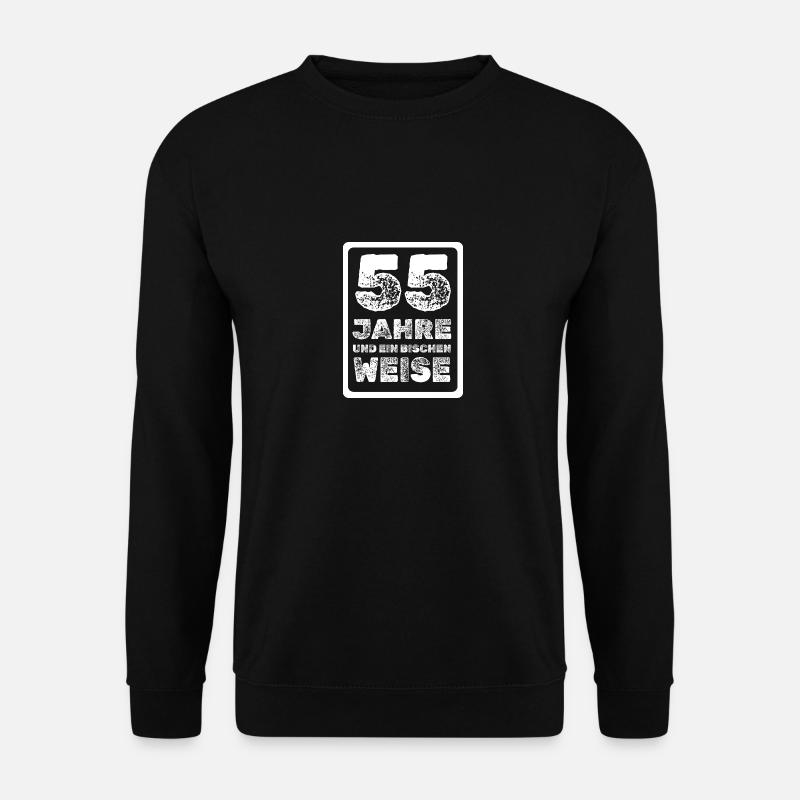 Age 55 - Unisex Sweatshirt - black