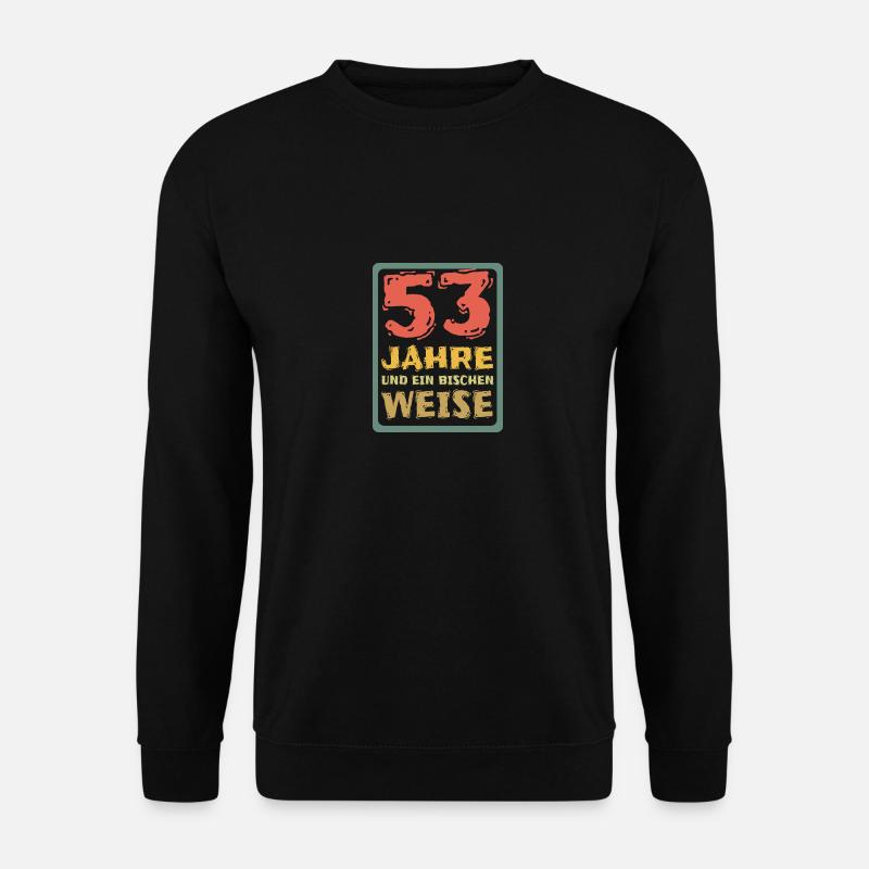 Age 53 - Unisex Sweatshirt - black