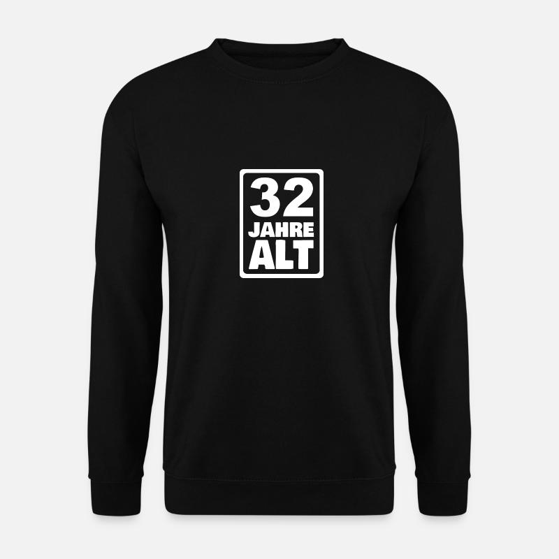 32 - Unisex Pullover - Schwarz