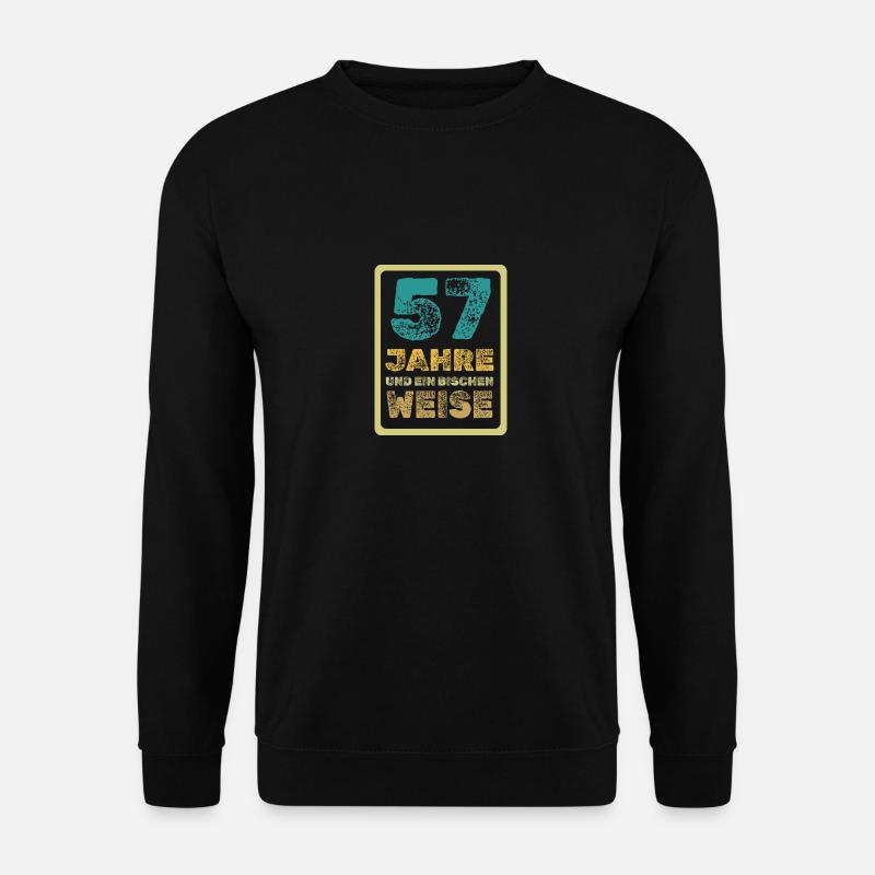 Age 57 - Unisex Sweatshirt - black