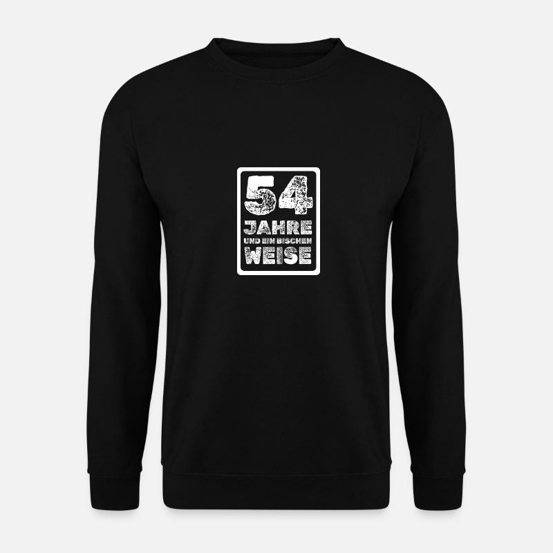 Weisheit 54 - Unisex Pullover - Schwarz