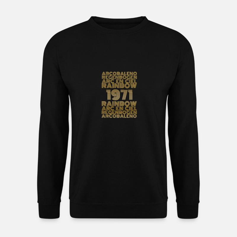 Rainbow 1971 - Unisex Pullover - Schwarz