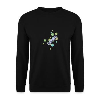 Gift for Ludwig - Unisex Sweatshirt - black - Front - Alina (178cm) & Michal (187cm)