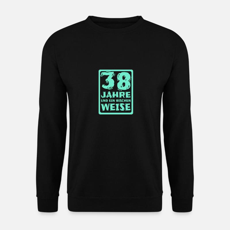 38 - Unisex Pullover - Schwarz