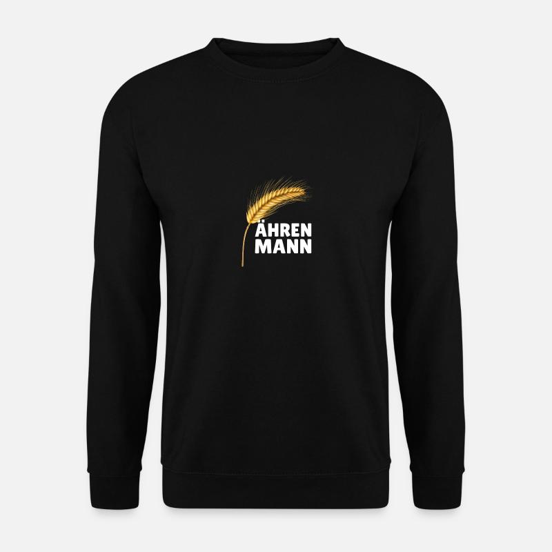 Ehrenmann Ähre witzig Geschenkidee - Unisex Pullover - Schwarz