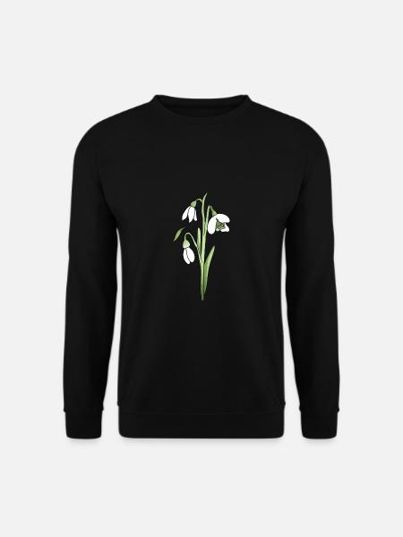 snowdrop - Unisex Sweatshirt - black