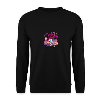 Candy Security Mom Dad Matching Birthday Costume - Unisex Pullover - Schwarz - Vorne - Alina (178cm) & Michal (187cm)