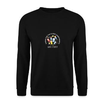 Caring For Cutest Sweethearts NICU Lab And - Unisex Sweatshirt - black - Front - Alina (178cm) & Michal (187cm)