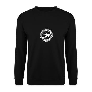 Wrestling Team Athlete Pro Youth Wrestler Funny - Unisex Sweatshirt - black - Front - Alina (178cm) & Michal (187cm)