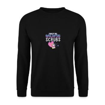 Forget The Glass Slippers This Princess Wears - Unisex Pullover - Schwarz - Vorne - Alina (178cm) & Michal (187cm)