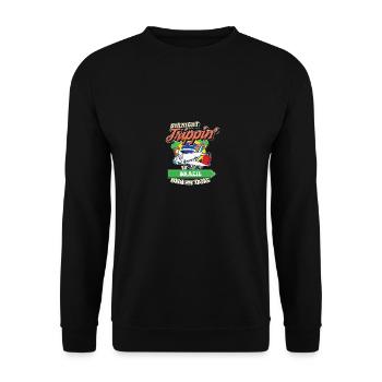 Straight Trippin' To Brazil With My Tribe Family - Unisex Sweatshirt - black - Front - Alina (178cm) & Michal (187cm)