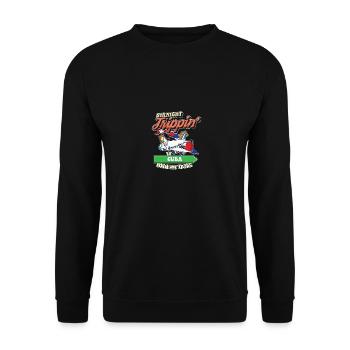 Voyage direct à Cuba avec ma famille de tribu - Sweat-shirt Unisexe - noir - Devant - Alina (178cm) & Michal (187cm)