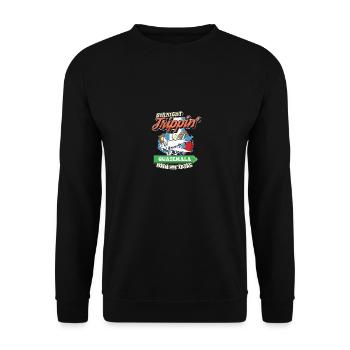 Voyage direct au Guatemala avec ma tribu - Sweat-shirt Unisexe - noir - Devant - Alina (178cm) & Michal (187cm)