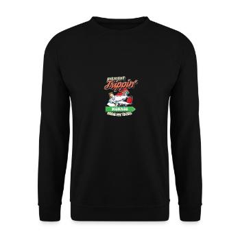 Straight Trippin' To Monaco With My Tribe Family - Unisex Sweatshirt - black - Front - Alina (178cm) & Michal (187cm)