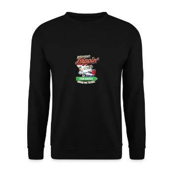 Straight Trippin' To Paraguay With My Tribe - Unisex Sweatshirt - black - Front - Alina (178cm) & Michal (187cm)