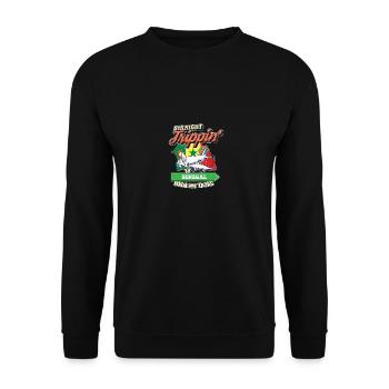 Straight Trippin' To Senegal With My Tribe Family - Unisex Sweatshirt - black - Front - Alina (178cm) & Michal (187cm)