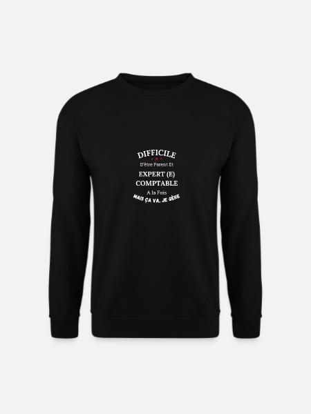 Es ist schwer, ein Elternteil und ein Buchhalter zu sein - Unisex Pullover - Schwarz