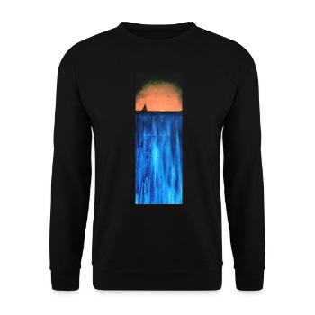 Sail away - Unisex Pullover - Schwarz - Vorne - Alina (178cm) & Michal (187cm)