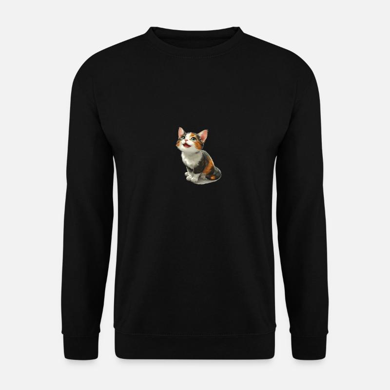 Cute kitten - Unisex Sweatshirt - black