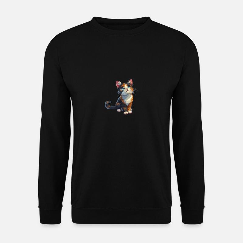 Cute kitten - Unisex Sweatshirt - black