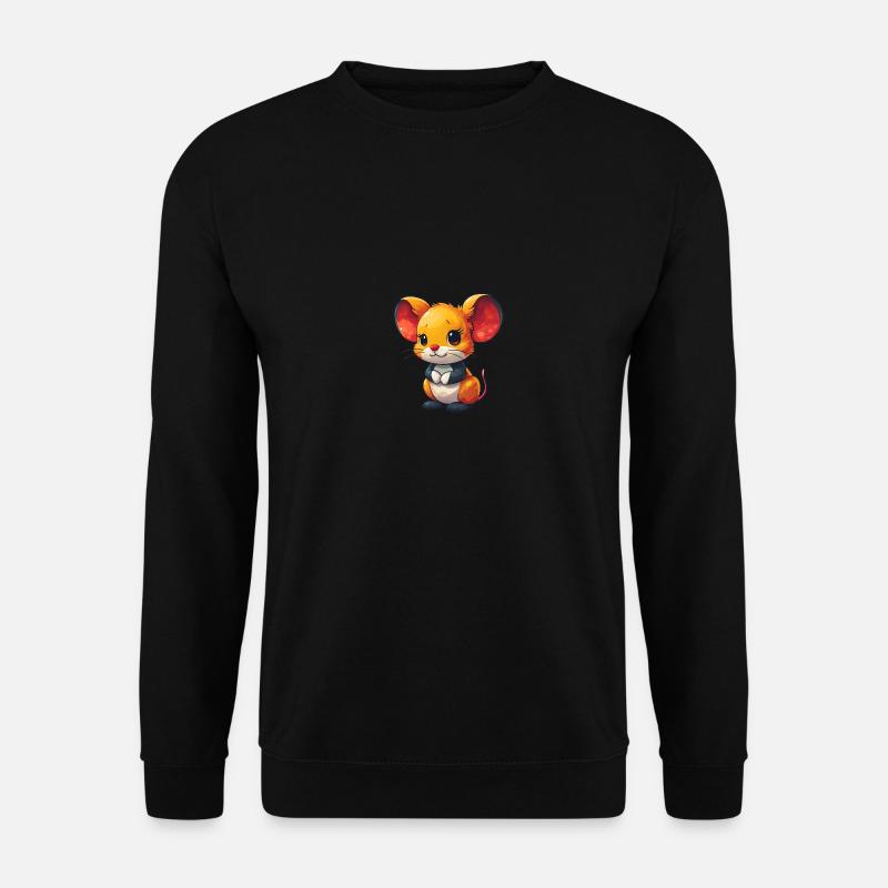 niedliche Maus - Unisex Pullover - Schwarz